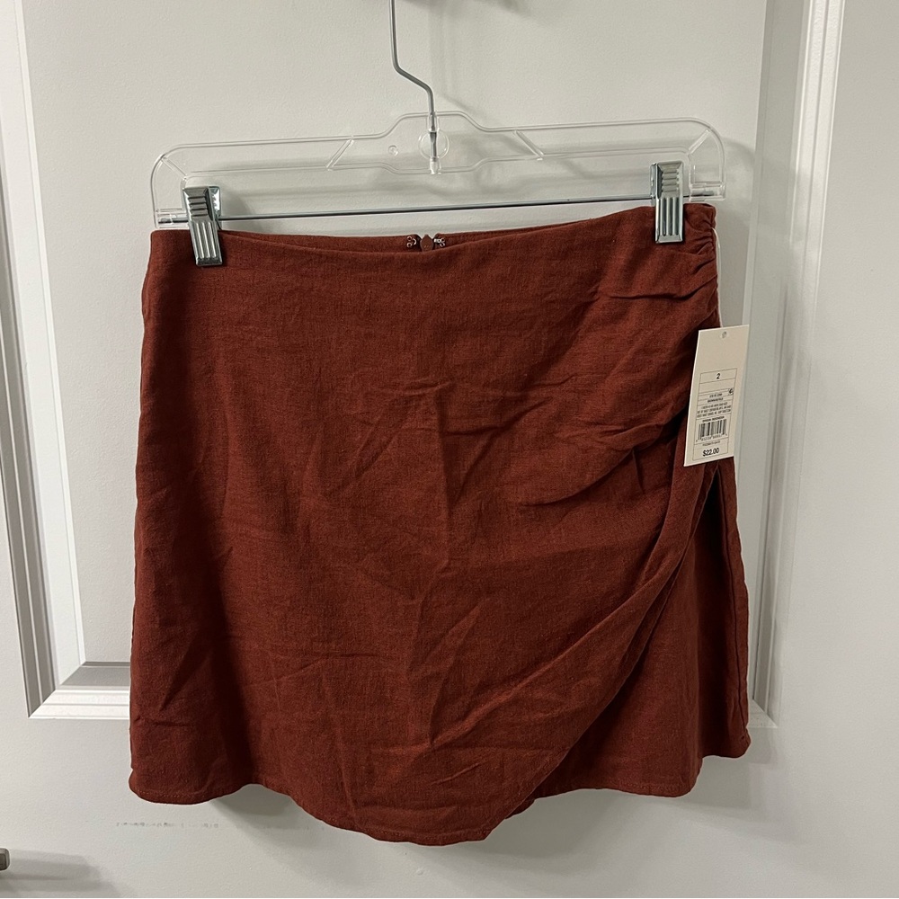 NWT A New Day brown skort, size 2